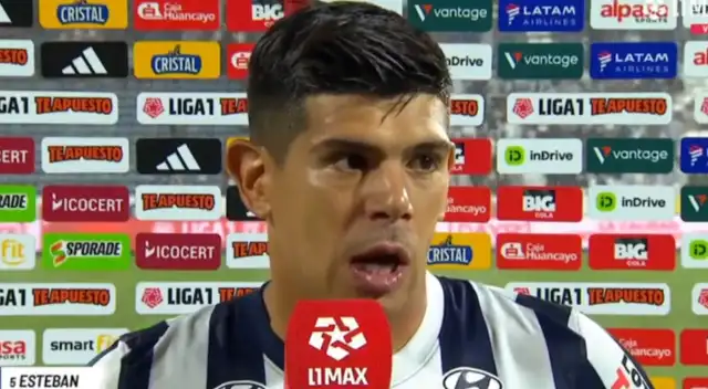 Esteban Pavez tuvo fuerte comentario sobre delantera de Alianza tras derrota. Foto: L1 Max