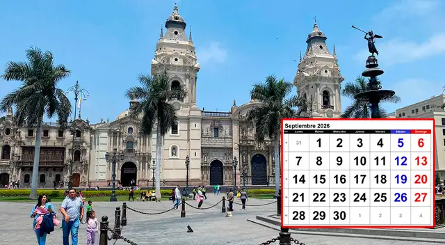 Revisa si el mes de septiembre 2026 tendrá feriados a nivel nacional, según El Peruano. Revisa si el mes de septiembre 2026 tendrá feriados a nivel nacional, según El Peruano.