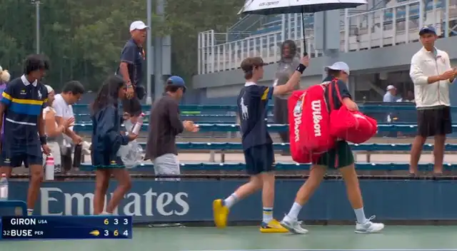 Suspenden el partido de Ignacio Buse en el US Open. Suspenden el partido de Ignacio Buse en el US Open.