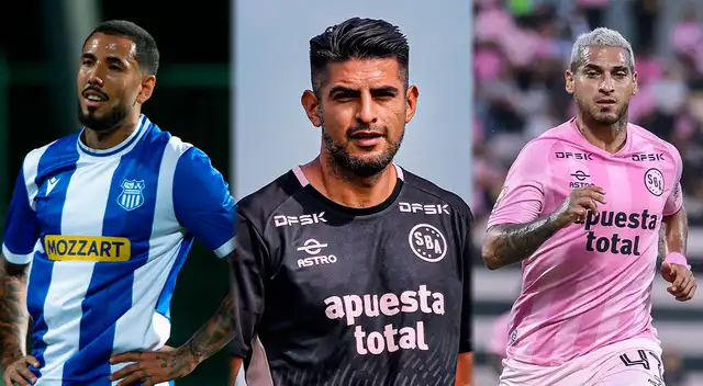 Sergio Peña, Carlos Zambrano y Miguel Trauco Sergio Peña, Carlos Zambrano y Miguel Trauco