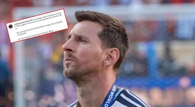 Nolberto Solano sorprende a Messi tras su retiro de Argentina y deja contundente mensaje. Foto: composición Líbero/ IG
