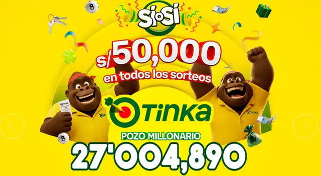 Resultados de La Tinka de HOY, domingo 6 de septiembre: ¿Reventará el Pozo Millonario? a qué hora juega, vía América TV. Resultados de La Tinka de HOY, domingo 6 de septiembre: ¿Reventará el Pozo Millonario? a qué hora juega, vía América TV.