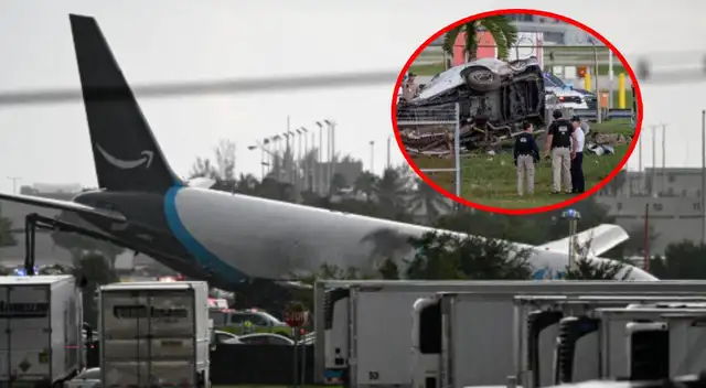 Fallecen cinco personas en accidente de avión en el aeropuerto de Miami.