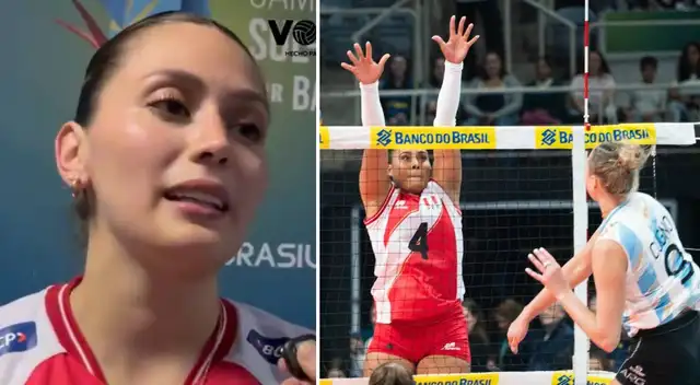 Kiara Montes habló tras la derrota de Perú en el Sudamericano de Vóley. Kiara Montes habló tras la derrota de Perú en el Sudamericano de Vóley.