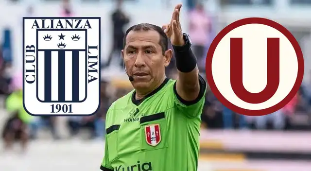Micke Palomino será el árbitro del Alianza Lima vs. Universitario por el Torneo Clausura 2026