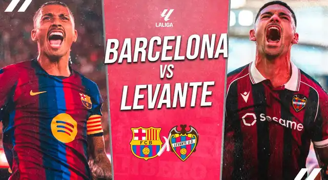 Barcelona vs Levante EN VIVO.
