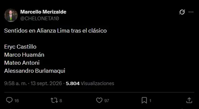 Alianza Lima, Universitario, Torneo Clausura 2026, Liga 1 2026