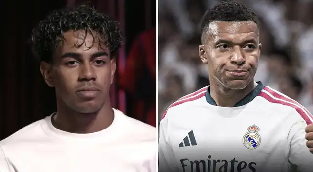 Lamine Yamal respondió a Kylian Mbappé por el Balón de Oro.