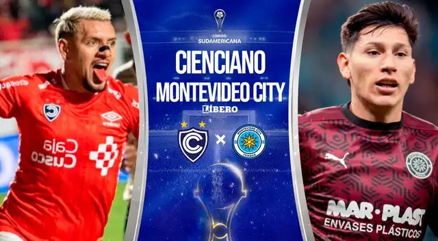 Cienciano vs Montevideo City EN VIVO por Copa Sudamericana. Foto: composición Líbero