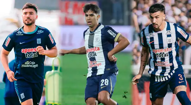Nicolás Díaz, Alessandro Burlamaqui, Mateo Antoni, Alianza Lima Nicolás Díaz, Alessandro Burlamaqui, Mateo Antoni, Alianza Lima