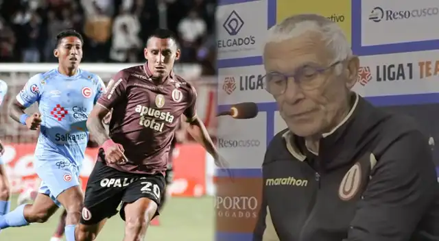 Héctor Cúper dolido con la goleada que recibió Universitario ante Garcilaso. Foto: composición Líbero/Inka Digital TV/Liga 1 Héctor Cúper dolido con la goleada que recibió Universitario ante Garcilaso. Foto: composición Líbero/Inka Digital TV/Liga 1