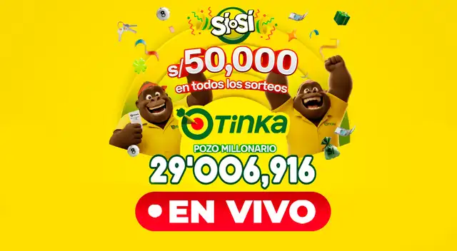 Sigue EN VIVO el sorteo de La Tinka de HOY, domingo 20 de septiembre y revisa los resultados del pozo millonario.