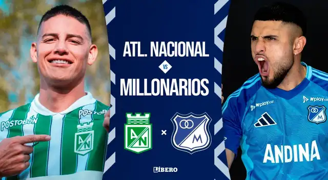 Atlético Nacional enfrentará a Millonarios por el Clausura de la Liga Dimayor.