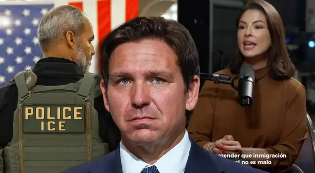 La alcaldesa de Doral dijo que firmó el acuerdo con ICE bajo presión del gobernador DeSantis La alcaldesa de Doral dijo que firmó el acuerdo con ICE bajo presión del gobernador DeSantis