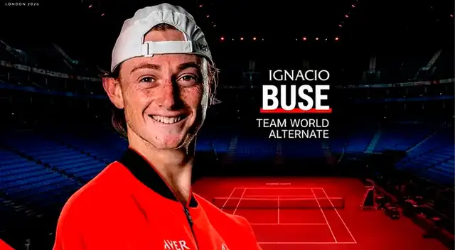 Ignacio Buse es suplente en el Team World de la Laver Cup 2026. Ignacio Buse es suplente en el Team World de la Laver Cup 2026.