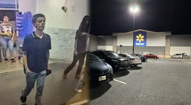 Un hombre es buscado por exhibir un arma en un Walmart de Fredericksburg, según imágenes de vigilancia.