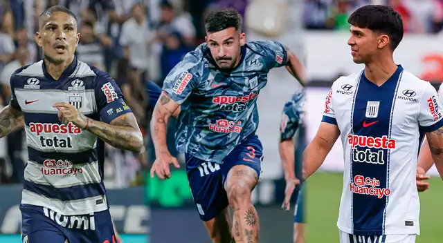 Paolo Guerrero, Mateo Antoni, Alessandro Burlamaqui, Alianza Lima Paolo Guerrero, Mateo Antoni, Alessandro Burlamaqui, Alianza Lima