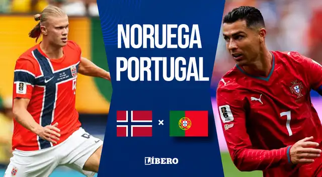 Portugal vs Noruega EN VIVO con Cristiano Ronaldo y Haaland por Nations League. Foto: composición Líbero