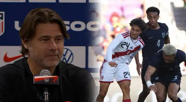 Pochettino señaló que Perú fue un rival difícil. Foto: composición Líbero