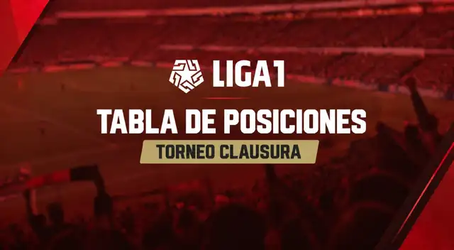 Tabla de posiciones del Torneo Clausura de la Liga 1 2026