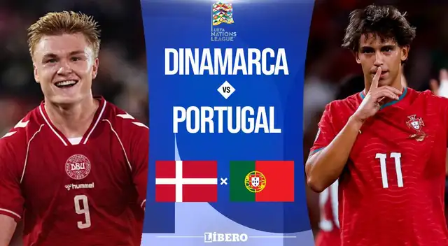 Portugal y Dinamarca juegan este jueves por el grupo 4 de la Liga A de la UEFA Nations League 2026-2027.
