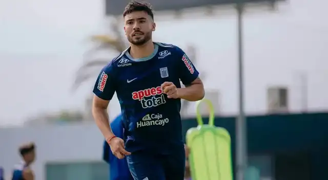Nicolás Díaz sigue siendo baja en Alianza Lima