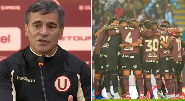 Fabián Bustos se mostró enamorado de Universitario tras su retorno al club. Foto: composición Líbero