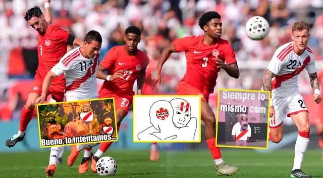 Perú no pudo ante Canadá y las redes explotaron con memes. Descubre las divertidas publicaciones que dejó la derrota de la ‘Bicolor’. Perú no pudo ante Canadá y las redes explotaron con memes. Descubre las divertidas publicaciones que dejó la derrota de la ‘Bicolor’.