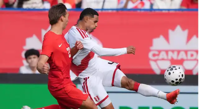 Perú perdió 2-0 ante Canadá