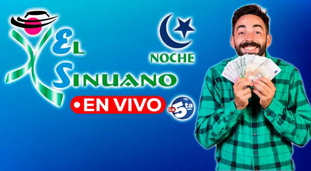 Estos son los resultados del sorteo Sinuano Noche de HOY, sábado 3 de octubre de 2026.