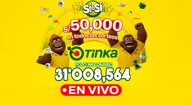 Conoce a qué hora se juega el sorteo La Tinka de hoy,  domingo 4 de octubre y cuál es el pozo millonario.