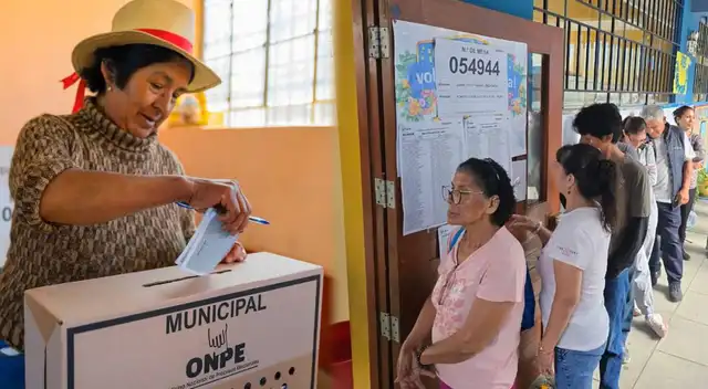 ONPE confirmó que los locales de votación cerrarán a las 5:00 p. m. este 4 de octubre.