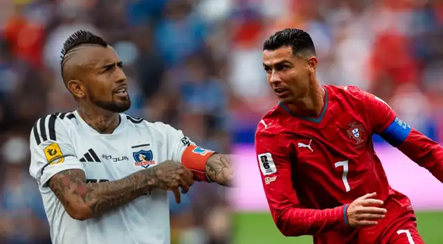 Arturo Vidal analizó el caso de Cristiano Ronaldo. Foto: composición Líbero Arturo Vidal analizó el caso de Cristiano Ronaldo. Foto: composición Líbero