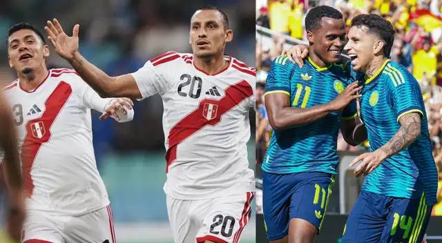Alineaciones Perú vs Colombia