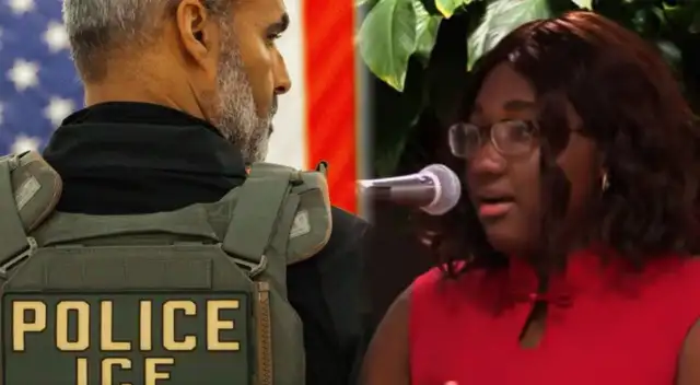 Piden la liberación de mujer detenida por ICE durante entrevista para la Green Card. Piden la liberación de mujer detenida por ICE durante entrevista para la Green Card.