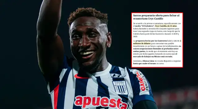 Esto informó en su momento la prensa mexicana sobre Eryc Castillo