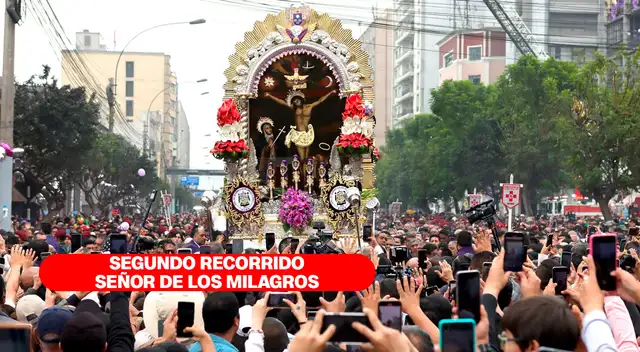 Revisa toda la información sobre el segundo recorrido del Señor de los Milagros este domingo 18 de octubre.