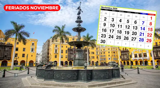Conoce cuáles serán los feriados a nivel nacional este mes de noviembre 2026.