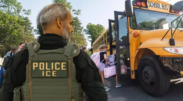 Autoridades de Nueva Jersey cuestionan a ICE por abordar a menores camino a la escuela.