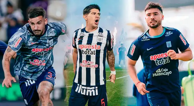Mateo Antoni, Esteban Pavez, Nicolás Díaz, Alianza Lima
