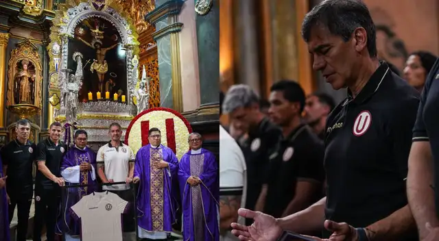 Padre de Las Nazarenas elogió a Universitario tras su visita al Señor de Los Milagros