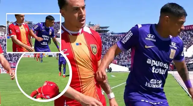 La fuerte agresión de Kevin Quevedo en el Alianza Lima vs CD Moquegua que el árbitro no cobró La fuerte agresión de Kevin Quevedo en el Alianza Lima vs CD Moquegua que el árbitro no cobró