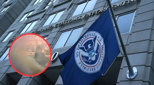 Hombre de 31 años es acusado de lanzar una bomba molotov contra una sede del ICE en Atlanta.