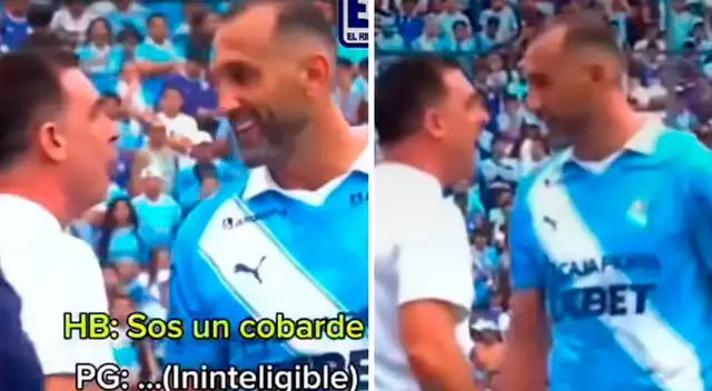 Difunden lo dicho entre Hernán Barcos y Pablo Guede en el Sporting Cristal vs Alianza Lima.
