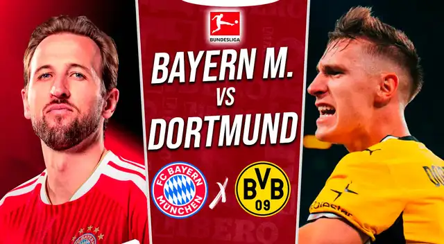 Bayern Múnich vs Borussia Dortmund EN VIVO por Bundesliga.