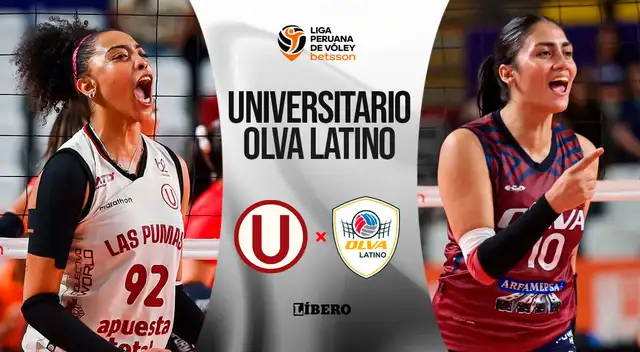Universitario vs Olva Latino EN VIVO por Liga Peruana de Vóley.