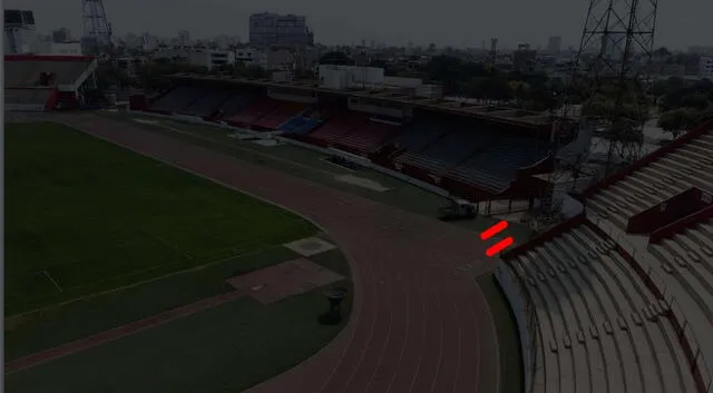 Ubicación del VAR en Estadio Mansiche.