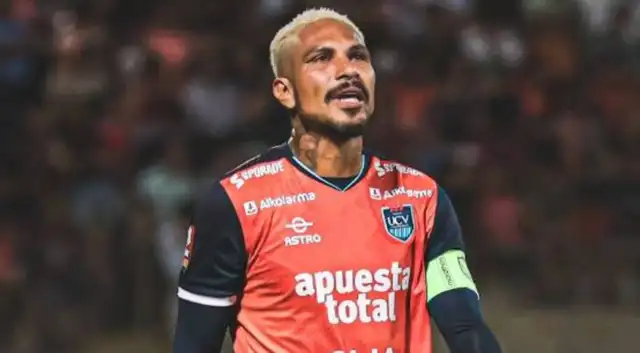 Paolo Guerrero será baja en César Vallejo por lesión.   