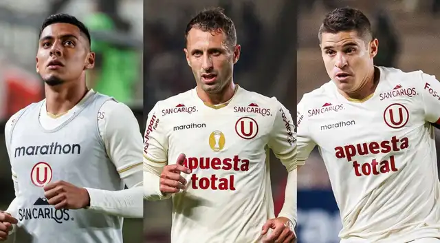 cesar inga, horacio calcaterra, aldo corzo, universitario lesionados