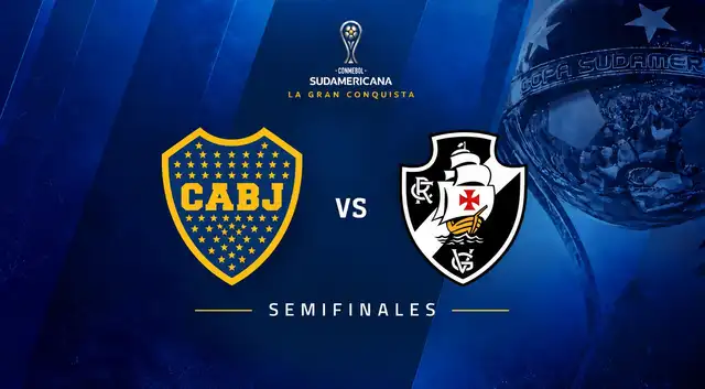 Boca Juniors vs Vasco da Gama por Copa Sudamericana